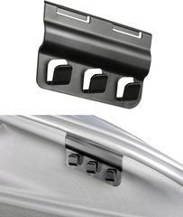 GizmoFun テスラ用 モデルY ジュニパー 後部トランクフック アクセサリー 荷物 買い物袋 吊下げ 収納 省スペース 荷崩れ防止 簡単取付 (ブラック)