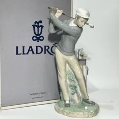 LLADRO / リヤドロ ナイスショット ゴルファー 大型フィギュリン 陶器
