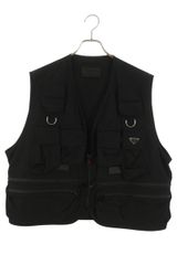 PRADA 24SS ナイロン ベスト SGC499 M ブラック 未使用 - メルカリ