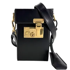 ダンヒル ショルダーバッグ メンズ ロックバッグ 肩掛け 斜め掛け Dunhill レザー ブラック 黒 ゴールド金具【中古品】