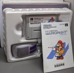 新品希少1992年 任天堂公式ビデオ マリオペイント 末はピカソか
