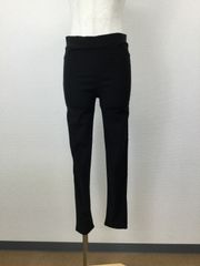 GUNZE グンゼ テーパードパンツ M ブラック ウエストゴム 黒