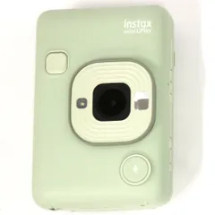 富士フイルム ハイブリッドインスタントカメラ"チェキ”「instax mini LiPlay」2024年モデル insta-lip-g  マッチャグリーン 整備済みアウトレット品 [中古(A)]