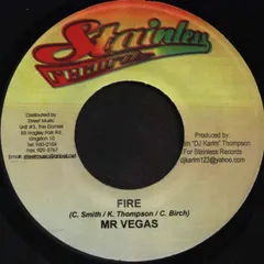 7” Mr. Vegas / Dr. Evil Fire / We A Gangsta NONE Stainless Records /00080