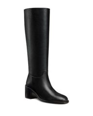 スチュアート ワイツマン レディース シューズ ブーツ・レインブーツ Stuart Weitzman Womens Finn Boots Black Leather ブラック