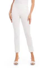 フィフティーントゥエンティ レディース ボトムス レギンス ハイウエスト パンツ アンクル FIFTEEN TWENTY High Waist Slit Hem Ankle Pants Off Whi