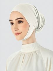 スカーフ レディース ヒジャブ 1個 ヒジャブキャップ 中東風 女性用 無地モーダル ネックゲイター ヘッドスカーフ、伸縮性ヘッドラップライニング、デイリーウェア、祭り、スポーツ