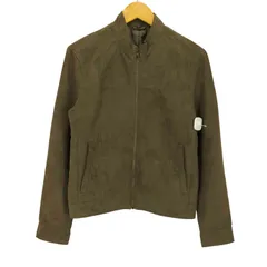 バナナリパブリック BANANA REPUBLIC スタンドカラー スウェードジャケット メンズ import：S