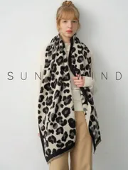 アクセサリー レディース スカーフ 1枚 レディース レオパード柄 ポリエステル ソフトフリースマフラー、秋冬の日常使いに便利