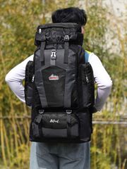 Men's Backpack, Large Capacity, Waterproof, Multifunctional, Lightweight Backpack, Black, School Bag, Laptop Bag, Bookbag, Rucksack, Pencil Case, Teacher, Christmas, Scream Backpack, School, Beach, Laptop Case