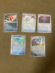 コイキング、メノクラゲ、ドククラゲ、ニョロゾ、タッツー モンスターボールミラースリーブ付き