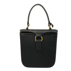 DELVAUX(デルボー) ハンドバッグ - 黒 レザー