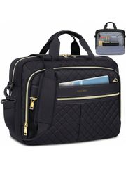 Women's Tote Bag, 17.3-inch Laptop Bag, Unisex, Waterproof Shoulder Laptop Messenger Bag, Large Capacity Laptop Bag, Suitable for Business, Office, Travel, and University.