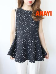 ANAYI アナイ イレヘイムボーダープルオーバー 現行タグ 金ボタン