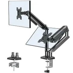 ☆新品☆FORGING MOUNT モニターアーム２画面 13-32型 耐荷重9kg VESA75/100 ガス式 681a3b53