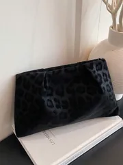 バッグ レディース クラッチバッグ セカンドバッグ レオパード柄 封筒型バッグ、ヴィンテージスタイル ニッチデザイン レディースファッションハンドバッグ