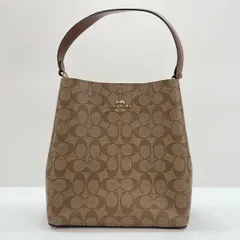 【美品】 COACH コーチ シグネチャー柄 2WAY ショルダー バッグ P345