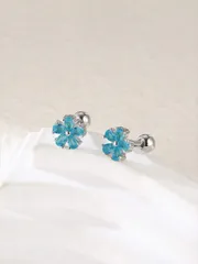 ジュエリー レディース イヤーアクセサリー 2個セット ファッショナブルでかわいい花型イヤースタッド女性用ピアス アクセサリー バレンタイン、母の日、ギフト