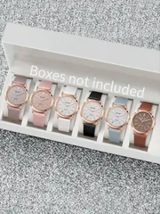 腕時計 レディース セット 6個セット レディースファッショナブルカジュアルマットルクォーツ腕時計