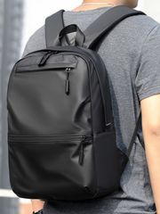 Men's Backpack, Large Capacity, Plain, Waterproof, Outdoor, Travel, School Bag, Student Bag, Textbook Bag, Stationery Bag, Christmas Gift, College Student, Commuter, Laptop Bag, Office, School, Business Backpack, Travel Bag
