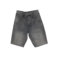 【新品】ジースターロウ G-STAR RAW WORKER CHINO RELAXED SHORT コットン デニム ショートパンツ ブラック（グレー）【サイズ30】【メンズ】