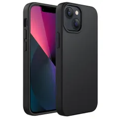 JETech iPhone 13用 シリコンケース (ブラック)