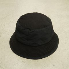 美品 23SS TEN-C テンシー BUCKET HAT ナイロン ウォーター レペル バケット ハット 帽子 22CTCUA05193 サイズTU 黒5190Q