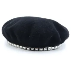 VAQUERA (ヴァケラ) Studded Leather Beret スタッズ レザー ベレー帽