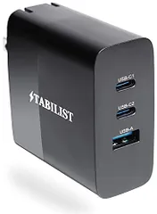 H★【国内ブランド】 PD 充電器 USB Type-C 65W 3ポート GaN 折畳 PSE認証済 急速 PD3.0対応 USB-A USB-C 窒化ガリウム acアダプター パソコン 黒 809c7fca
