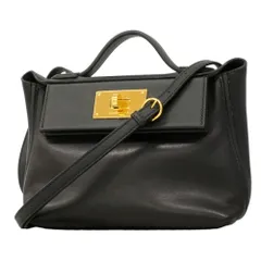 エルメス(Hermes) エルメス ハンドバッグ サックヴァンキャトル21 スイフト ブラック  W刻印 2wayバックレディース