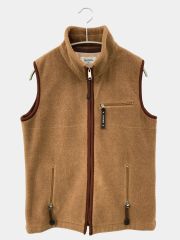 JANTZEN ジャンセン ベスト M ブラウン 無地 ワンポイント メンズ