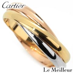 【新品仕上済】 Cartier トリニティ イエローゴールド K18YG リング 17号 レディース 返品OK