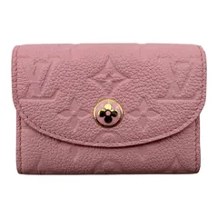 ルイ・ヴィトン LOUIS VUITTON ポルトモネ・ロザリ M14507 ピンク モノグラムアンプラントレザー レディース コインケース