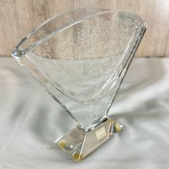 Baccarat バカラ 花瓶 フラワーベース 扇型 エヴァンタイユ Mサイズ