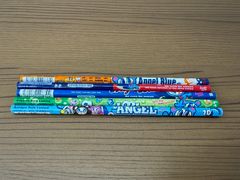文房具セット 鉛筆 消しゴム エンジェルブルー ナルミヤ 平成レトロ