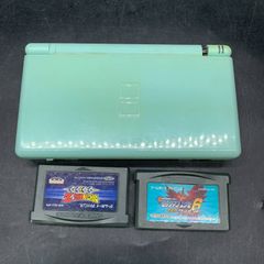 【訳あり】ニンテンドーDS Lite アイスブルー 本体 GBAソフト2本 まとめ ドラゴンボールZ 舞空闘劇 ロックマンエグゼ6 ファルザー