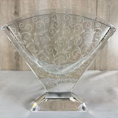Baccarat バカラ 花瓶 フラワーベース 扇型 エヴァンタイユ Mサイズ