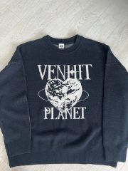 VANDORI BluBre レタードニット Sサイズ ブラック 長袖ニット - メルカリ