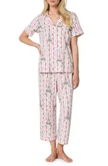 ベッドヘッドパジャマ レディース アンダーウェア ナイトウェア プラスサイズ プリント コットン ジャージー BedHead Pajamas Print Stretch Cotton Jersey C
