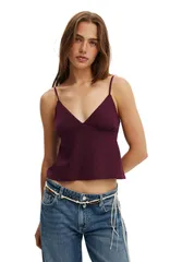 コットンオン レディース トップス シャツ Cotton Womens The Daydream Cami Blackberry Belle