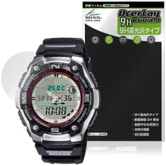 CASIO Collection SPORTS AQW-101 シリーズ 保護フィルム OverLay 9H Brilliant for カシオ 腕時計 9H 高硬度 透明 高光沢