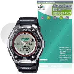 CASIO Collection SPORTS AQW-101 シリーズ 保護フィルム OverLay 抗菌 Brilliant for カシオ 腕時計 Hydro Ag+ 抗菌 抗ウイルス 高光沢