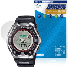 CASIO Collection SPORTS AQW-101 シリーズ 保護フィルム OverLay Eye Protector 低反射 for カシオ 腕時計 ブルーライトカット 反射防止