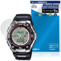CASIO Collection SPORTS AQW-101 シリーズ 保護フィルム OverLay Eye Protector 9H for カシオ 腕時計 高硬度 ブルーライトカット