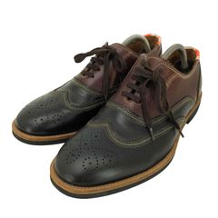 ポールスミス Paul Smith ウィングチップ メダリオン バイカラー レザーシューズ メンズ EUR：42 