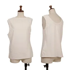 メゾンマルタンマルジェラMaison Martin Margiela 白タグ バックフロントタンクトップ 薄ピンクM位