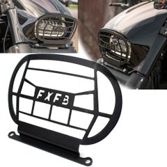 ハーレーダビッドソン ソフテイル M8 ファットボブ FXFB FXFBS 2018-2019 用 ブラック ヘッドライト フェアリング ヘッドライト グリル カ