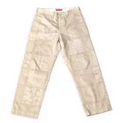 Supreme シュプリーム 20SS Paisley Grid Chino Pant ペイズリー