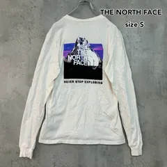 THE NORTH FACE ザノースフェイス S オフホワイト BOX NSE TEE バックプリント ボックスロゴ ハーフドーム クルーネック カットソー ロンT 長袖 Tシャツ NF0A811N カジュアル トップス ★ ■◇ ◇■