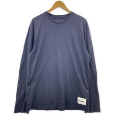 JIL SANDER ジルサンダー ロングスリーブT J47GC0002 J45048長袖Ｔシャツ sizeM/ネイビー